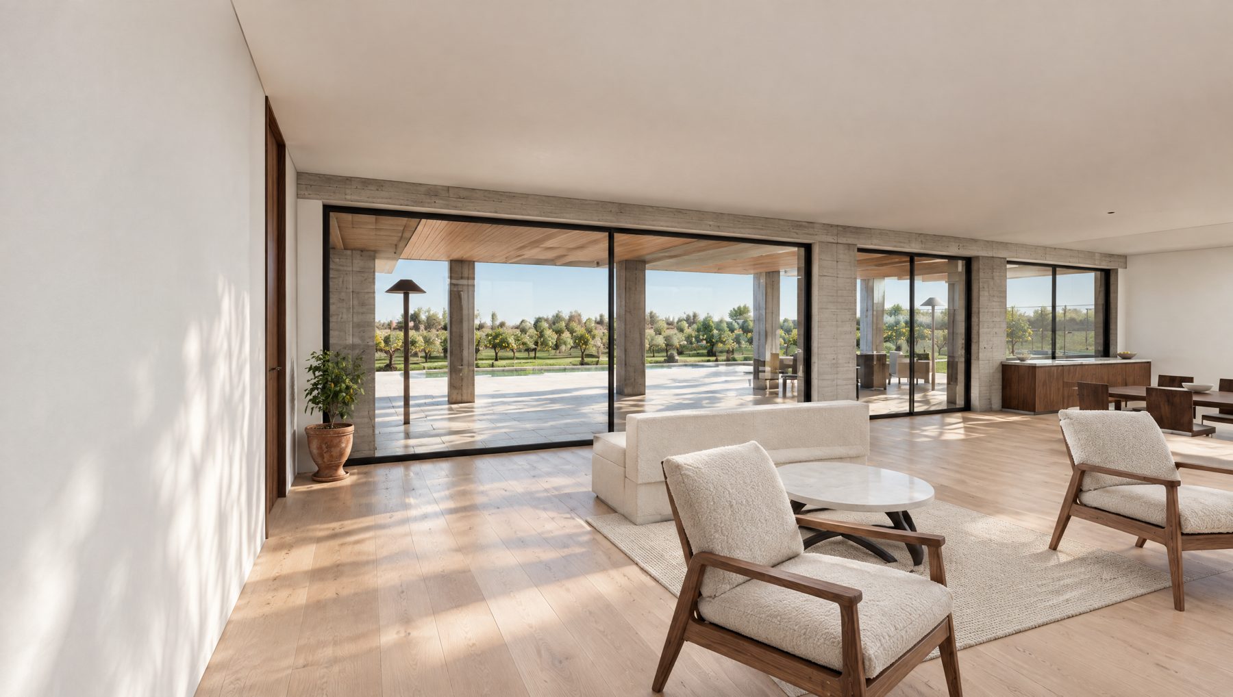 Great room, photo-real concept image