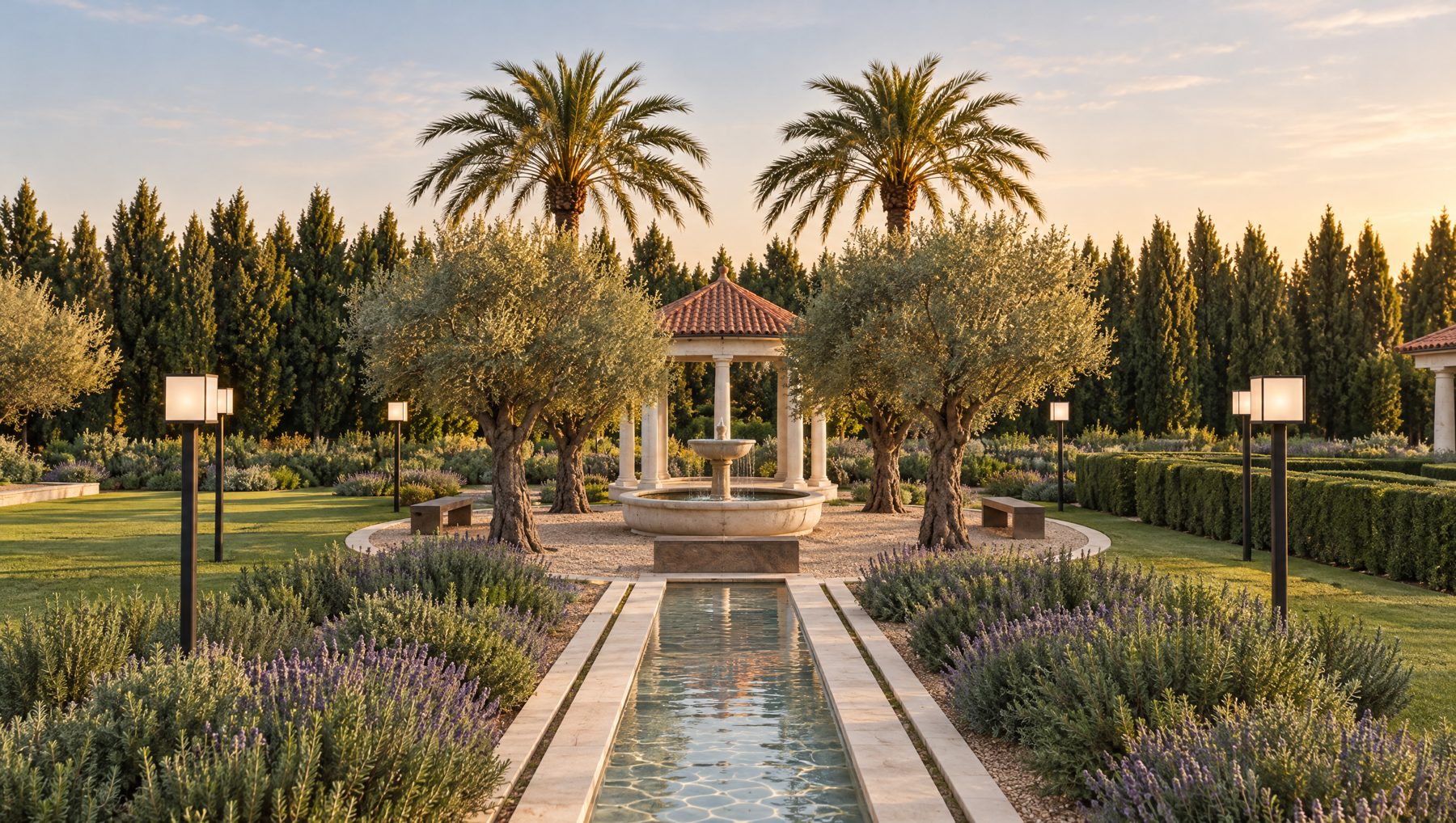 Garden axis, photo-real concept image